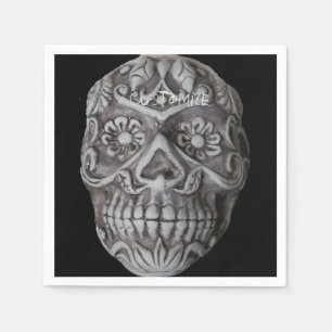 Socker Skull Day of the dead Thunder_Cove Pappersservett