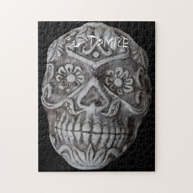 Socker Skull Day of the dead Thunder_Cove Pussel (Vertikal)