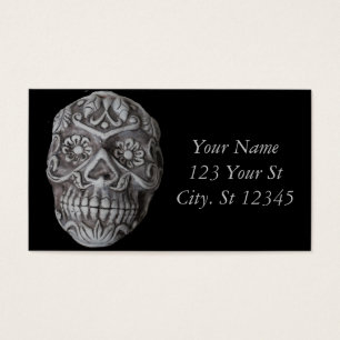 Socker Skull Day of the dead Thunder_Cove Visitkort