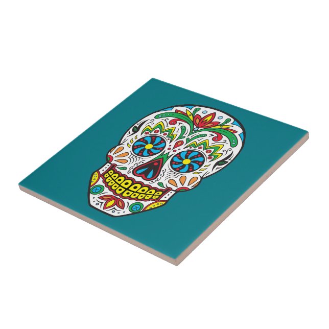 Socker Skull Kakelplatta (Sidan)