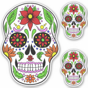 Socker Skull Klistermärken
