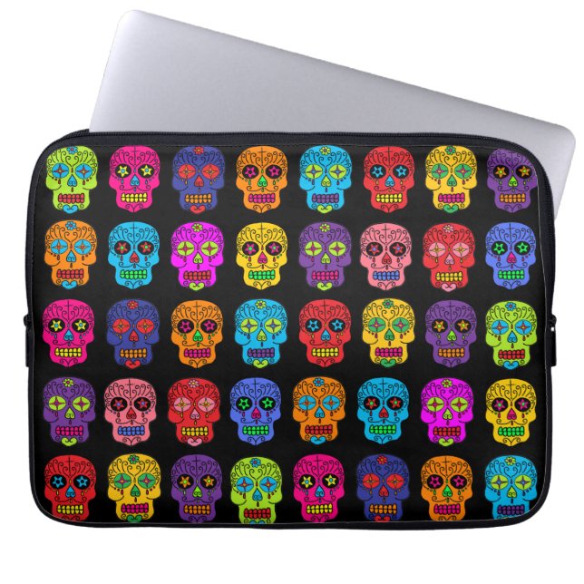 Socker Skull Laptop Fodral (Framsidan)