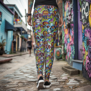 Socker Skull Leggings