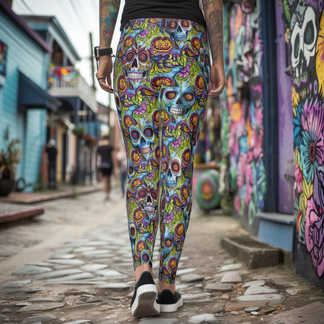 Socker Skull Leggings (Skapare uppladdad)