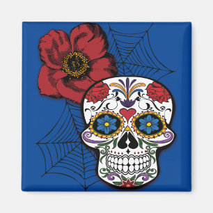 Socker Skull Magnet