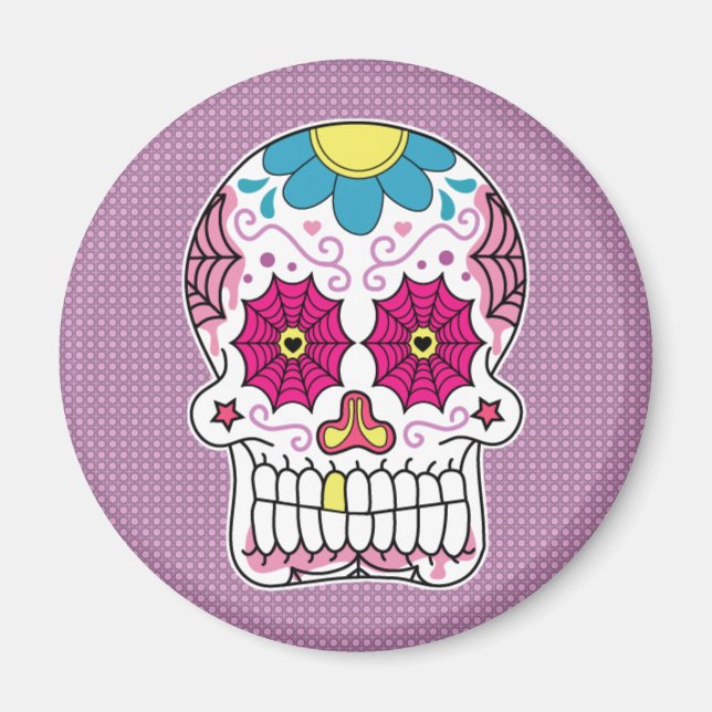 Socker Skull Magnet (Framsidan)