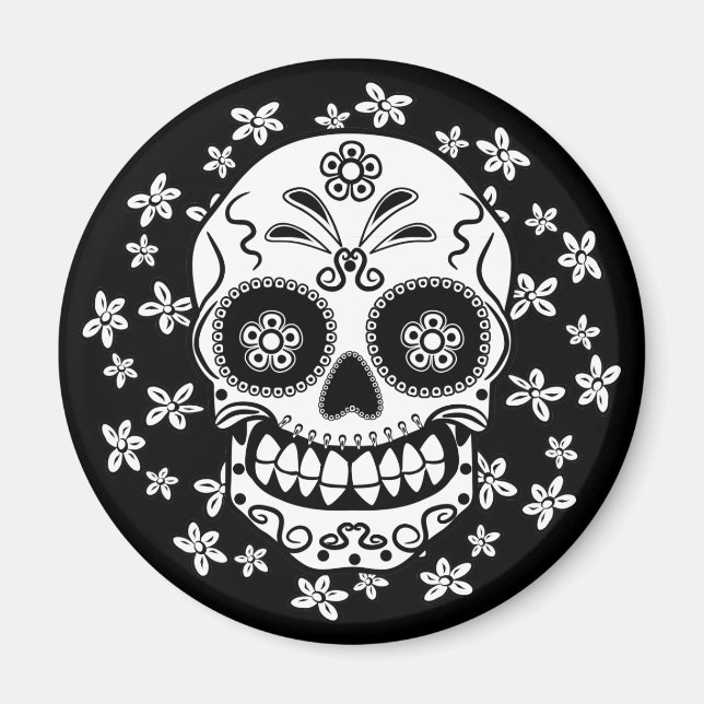 Socker Skull Magnet (Framsidan)