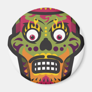 Socker Skull Magnet