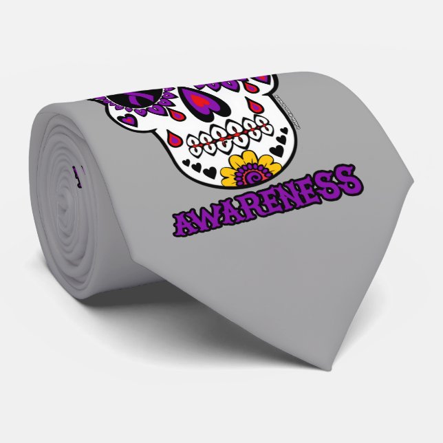 Socker Skull/Medvetenhet ...Fibro Slips (Rullad)