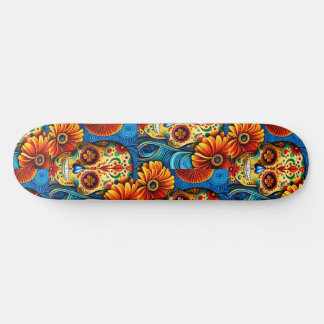 Socker Skull Mini Skateboard Bräda 18,5 Cm