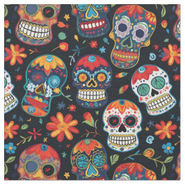 Socker Skull Mönster-sömlös Day of the dead Tyg