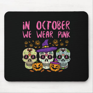Socker Skull Oktober Rosa Breast Cancer Awareness  Musmatta