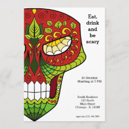 Socker Skull party Inbjudningar