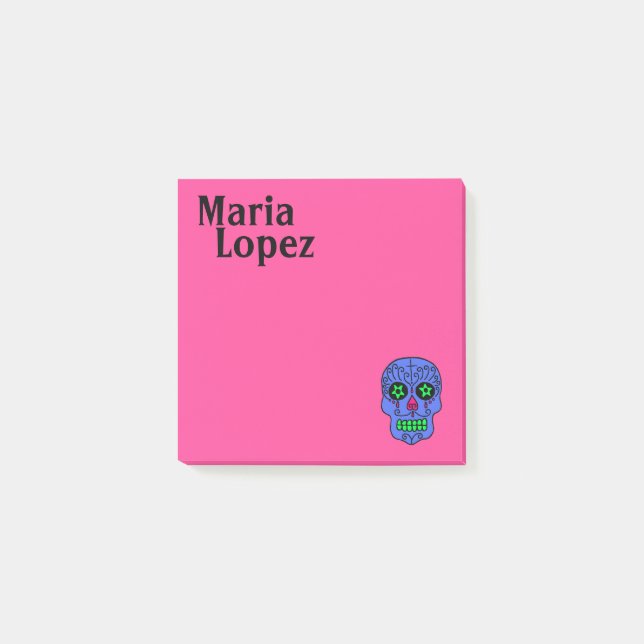 Socker Skull Post-it Block (Framsida)