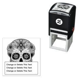 Socker Skull Självfärgande Stämpel