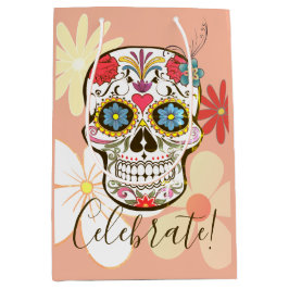 Socker Skull Soft Petty Peach Ro Hippy-Blommigt