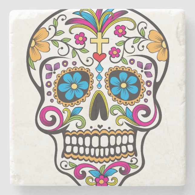 Socker Skull Stenunderlägg (Framsidan)