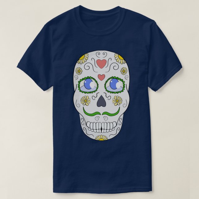 Socker Skull T Shirt (Design framsida)
