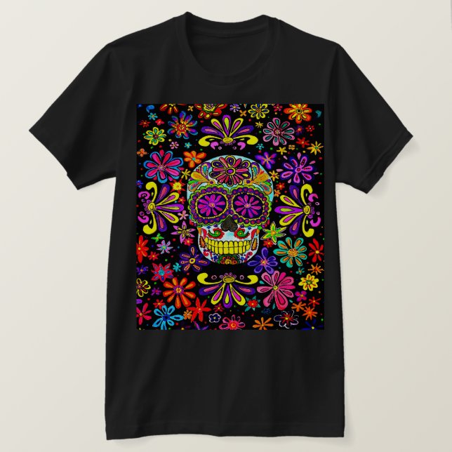 Socker Skull T-Shirt (Design framsida)
