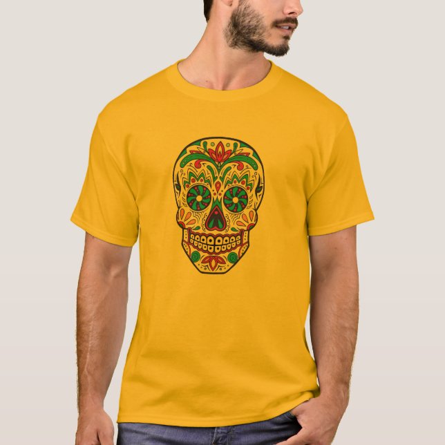 Socker Skull Tee Shirt (Framsida)