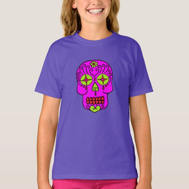 Socker Skull Tee Shirt (Framsida)