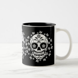 Socker Skull Två-Tonad Mugg
