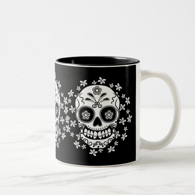 Socker Skull Två-Tonad Mugg (Höger)