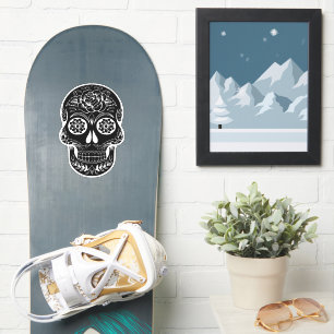 Socker Skulletikett Klistermärken