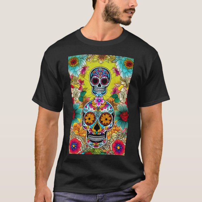 Socker - Skullkonst - ihågkommande T Shirt (Framsida)