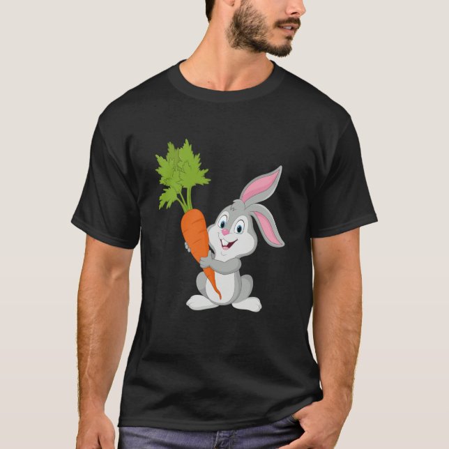 Socker söt påskharen påsk  3 t shirt (Framsida)
