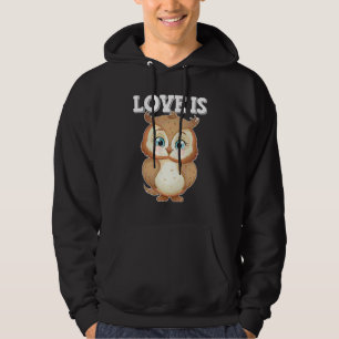 Socker Söt Ugglaskogsinvånare 1 Hoodie