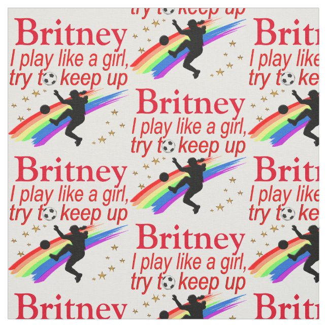 SOCKER STAR-PERSONLIG FABRIK TYG (Provkarta)