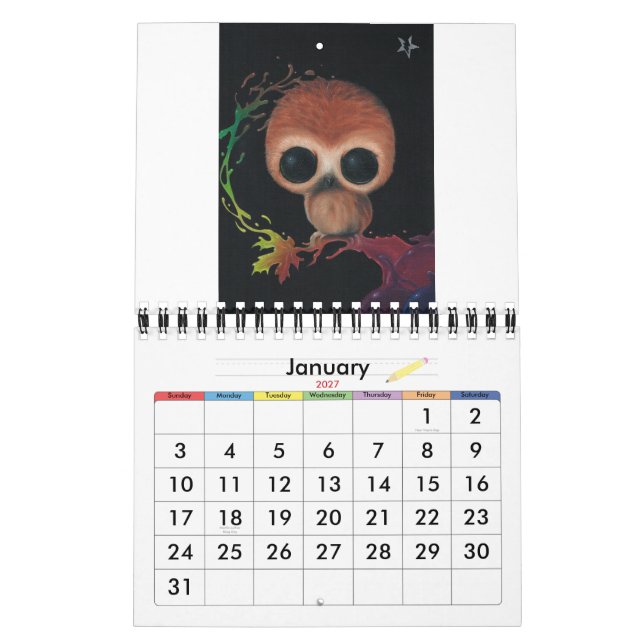 Socker tankade kalender 2013 (Jan 2027)
