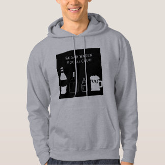 SOCKER VATTEN SOCIAL KLUBB FUNNY ALCOHOLIC/PARTY HOODIE