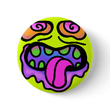 Socker Zombie Pop Art Pin
