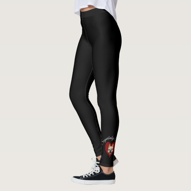 Sockerbabyfärg Leggings (Vänster)