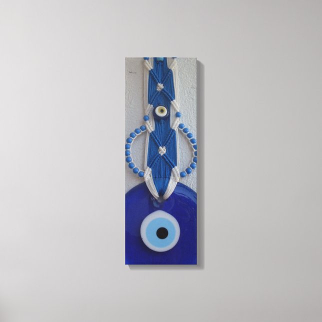 sockerbetsglasamulet öga Canvas (Framsida)