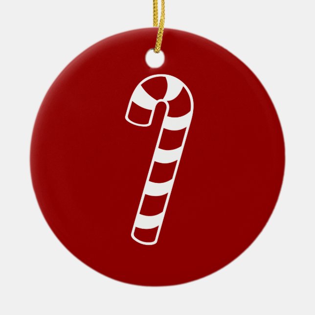 Sockerbit Julgransprydnad Keramik (Framsidan)