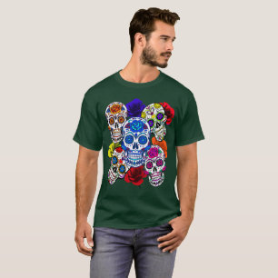 SockerDöskallar Färgfläckig Ro Cinco Alla själar U T Shirt