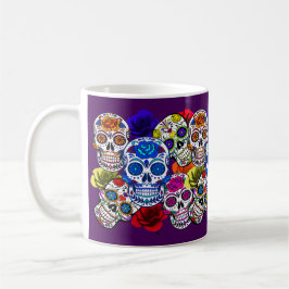 SockerDöskallar Färgfull Ro Cinco Alla själar Kaffemugg