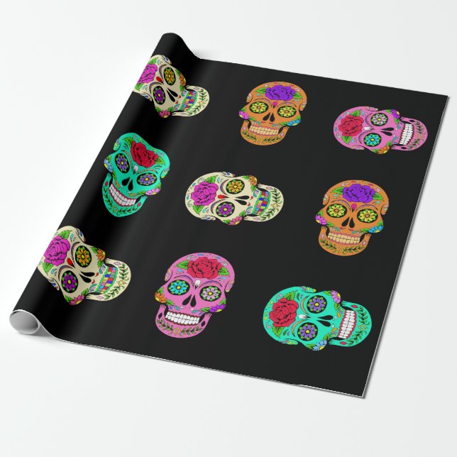 SockerDöskallar Presentpapper (Utrullad)