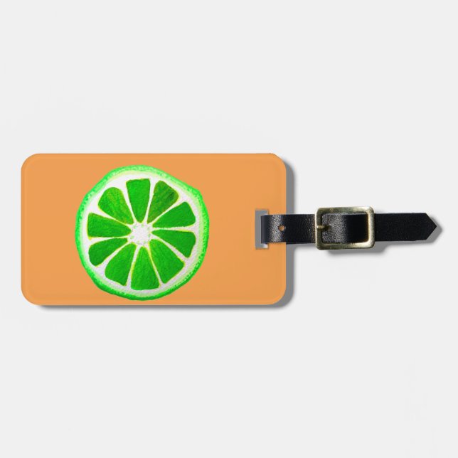 Sockerfrukt, citrusfrukter, ursprunglig vattenfärg bagagebricka (Horisontell Framsida)