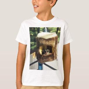 Sockerglider i Hårig Träd Lastbil Hanging Bed Tee Shirt