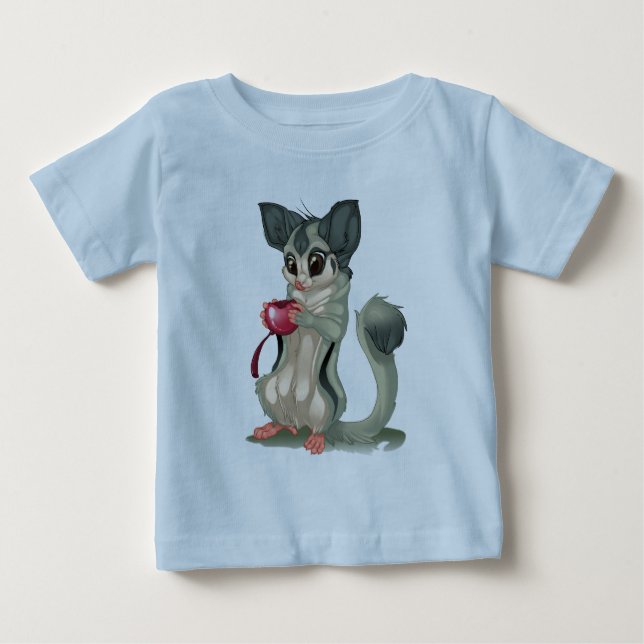 Sockerglidflygplan T-shirt (Framsida)