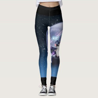 Sockerglidflygplandamasker Leggings