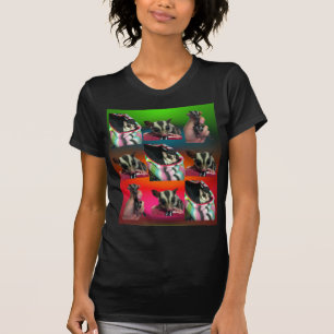 Sockerglidflygplanet belägger med tegel tee shirt