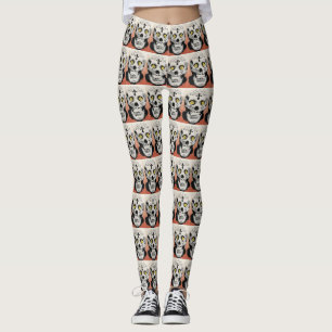 Sockerhaltig päls leggings