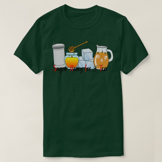 Sockerhonung Ice amp Tea T Shirt (Design framsida)