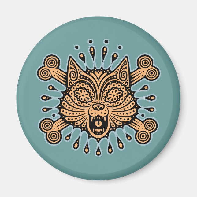 Sockerkaka Pirat Magnet (Framsidan)