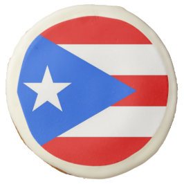 Sockerkakor med flagga av Puerto Rico, Förenta sta